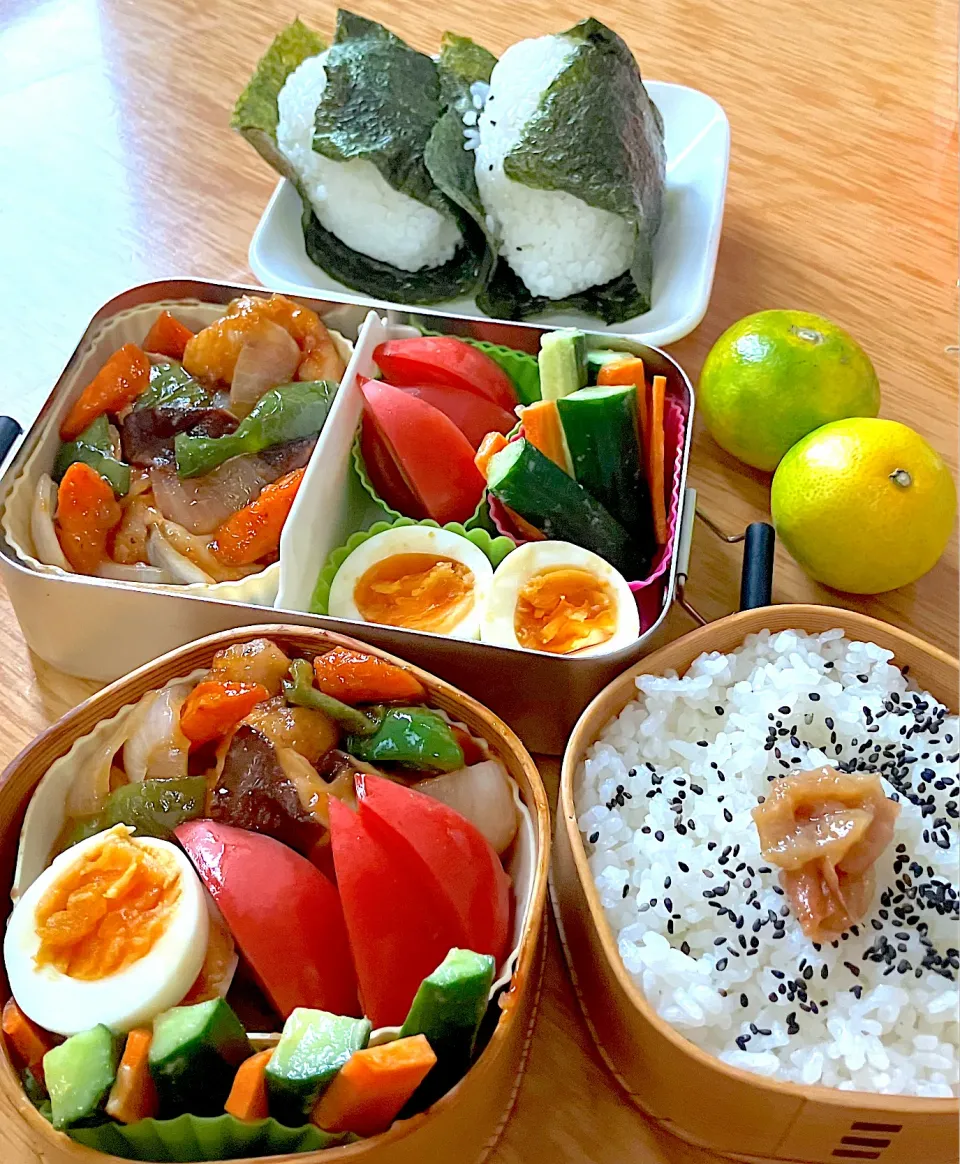 家族お弁当🍱( *¯ ³¯*)♡︎❤️|ふみぃさん