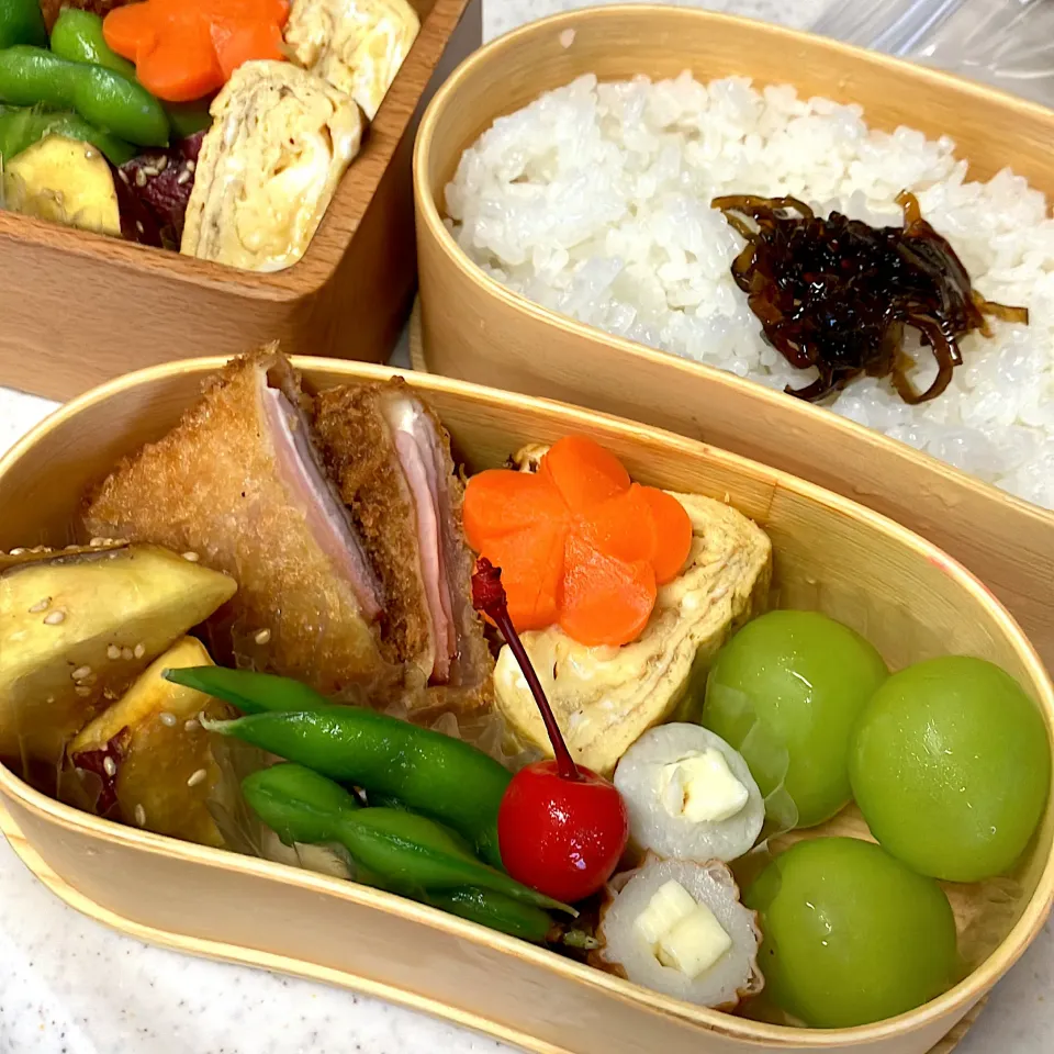 ハムチーズのカツ弁当|たんぽぽさん