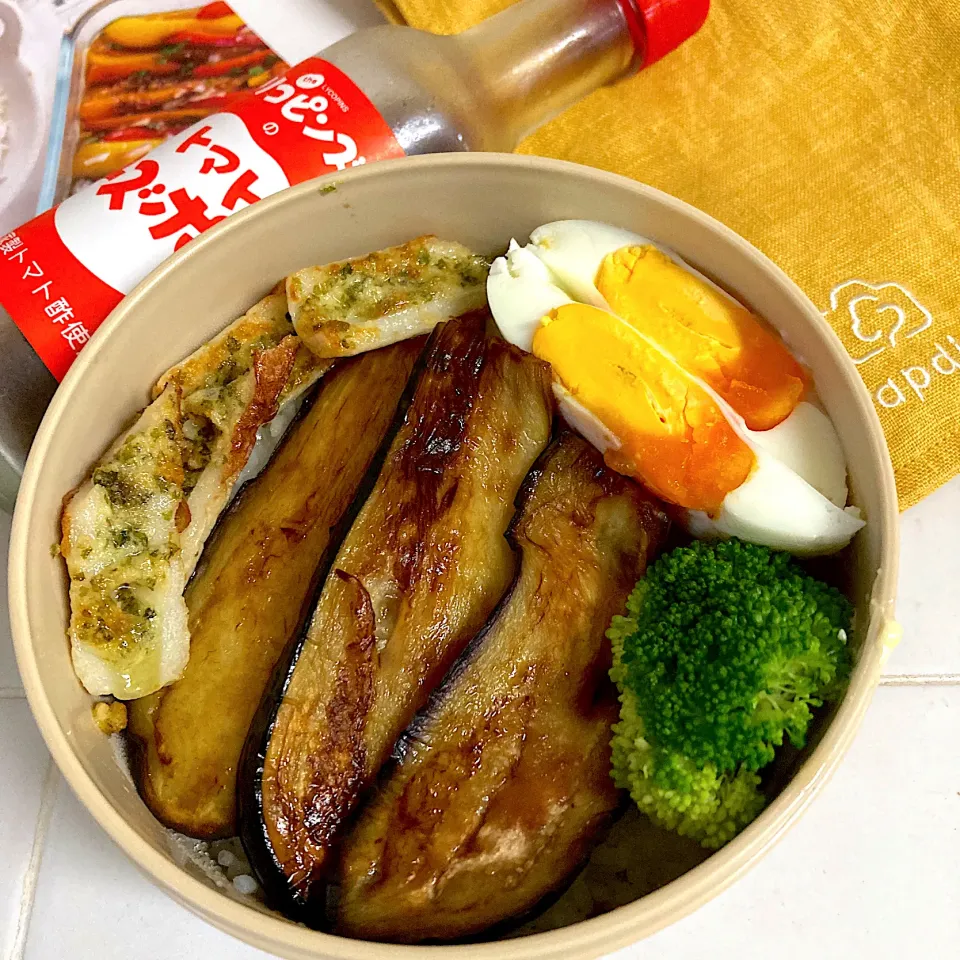 「トマトユズポン」で茄子の蒲焼き丼弁当！|Emiさん