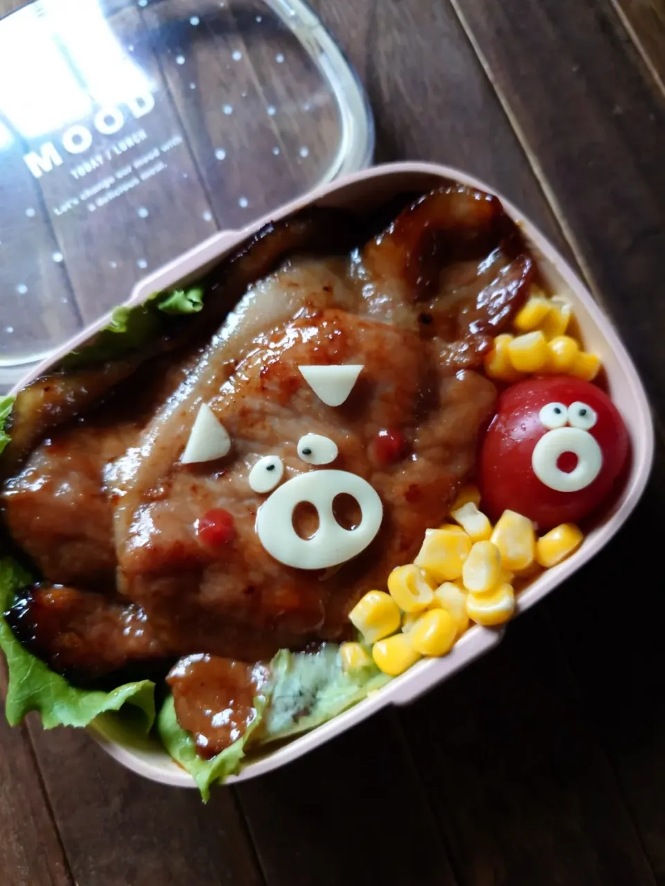 漢の…次女用🍱雨の日のこってり豚丼弁当|ᵏᵒᵘさん