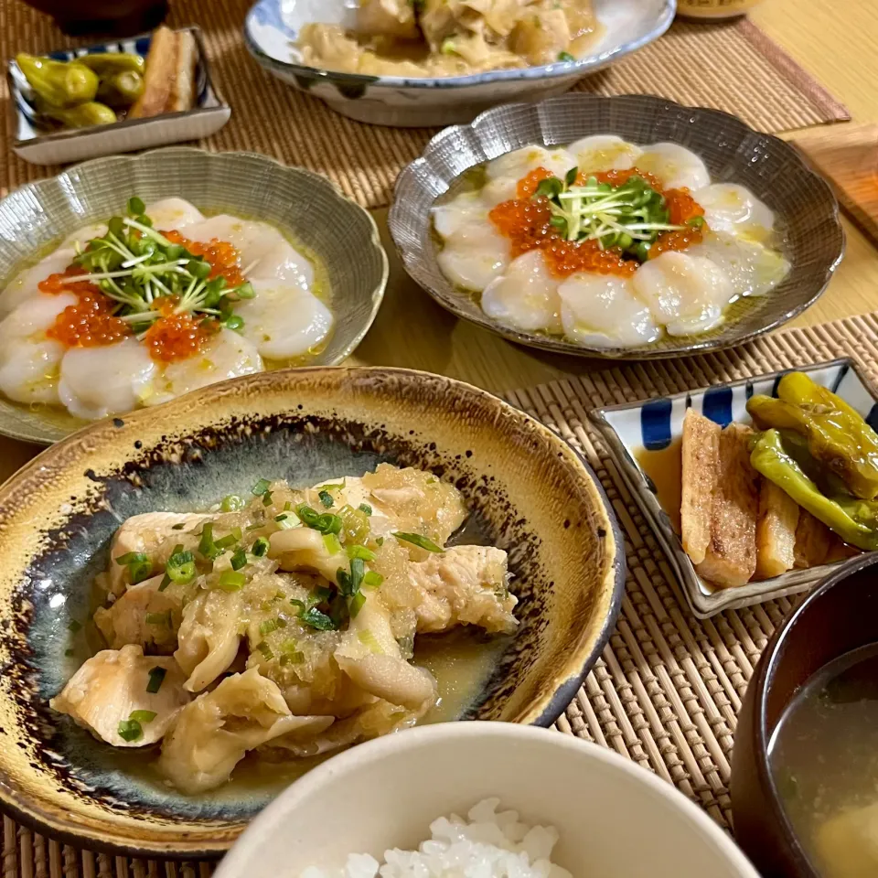 鶏むね肉と舞茸のおろし煮|さっきんちょさん