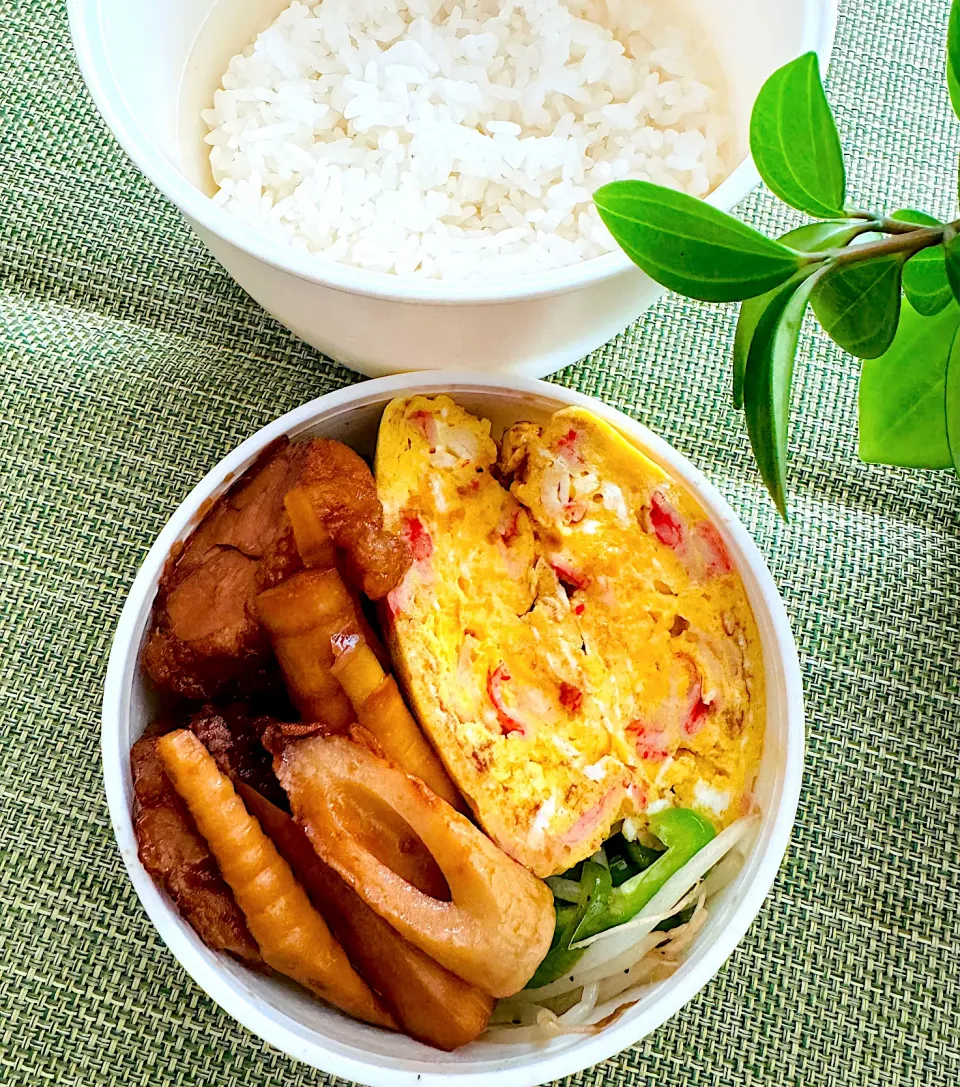 チキン甘辛煮・カニ玉のお弁当|＊ayabianさん