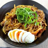 Snapdishの料理写真:麻婆茄子麺|しげさんさん