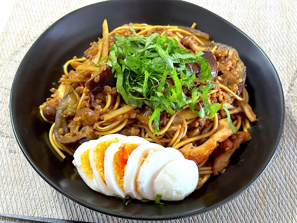 麻婆茄子麺|しげさんさん