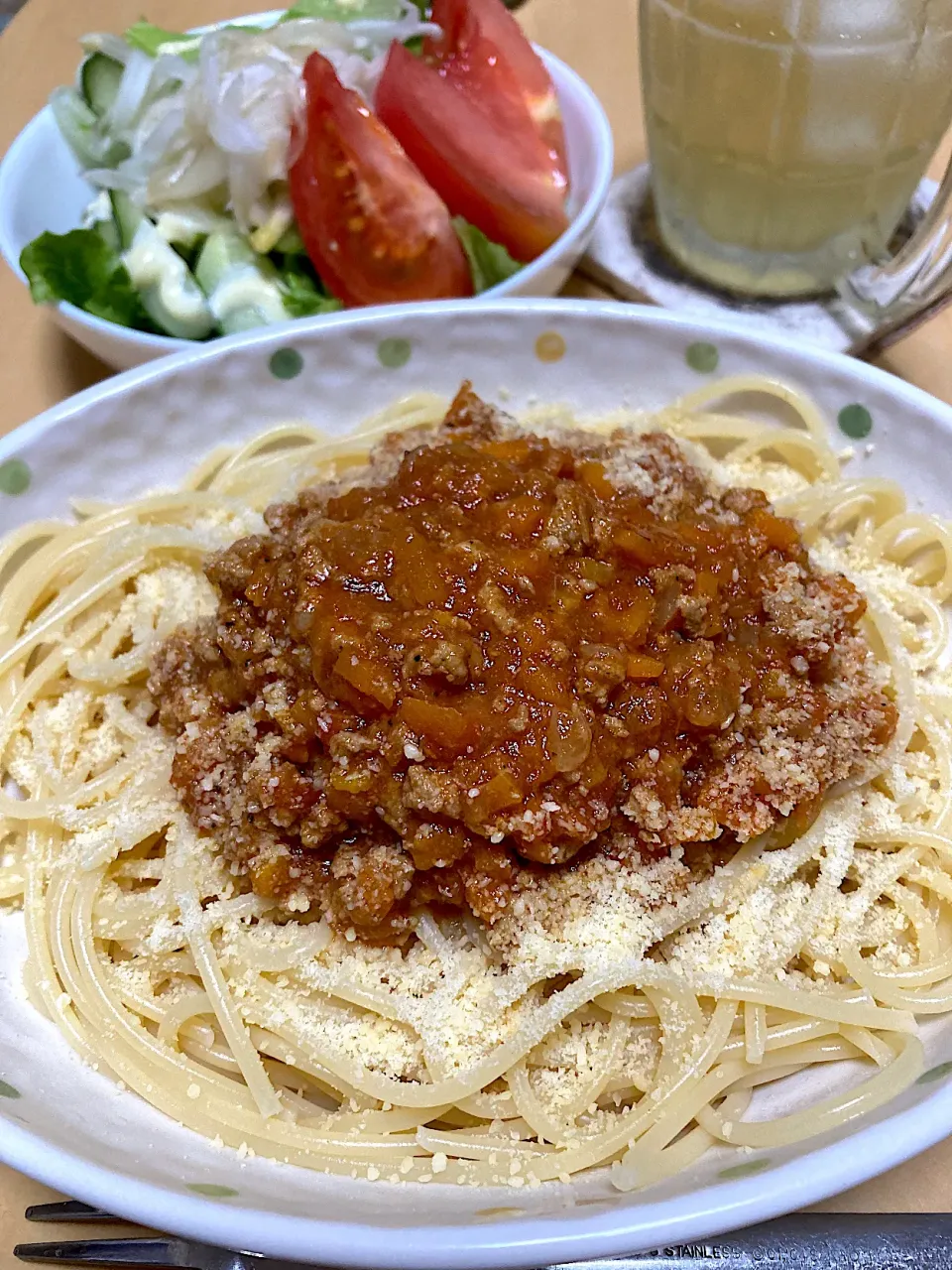 単身赴任中の男飯(ミートソース)|おおもりの星さん