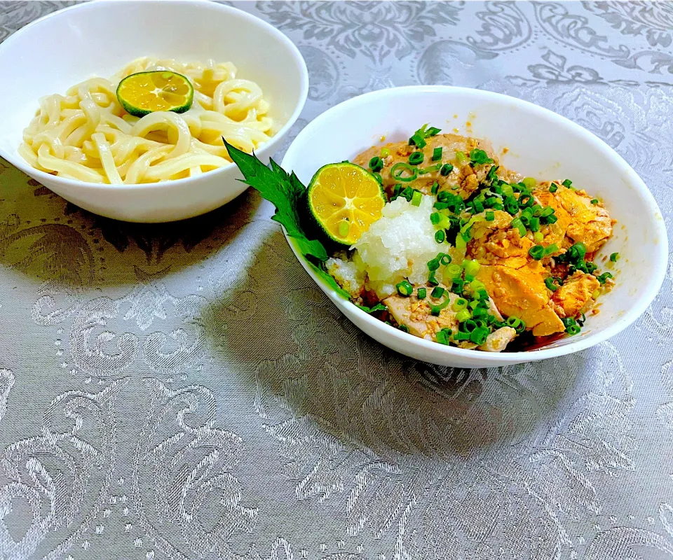 あん肝、生醤油うどん|ももさん