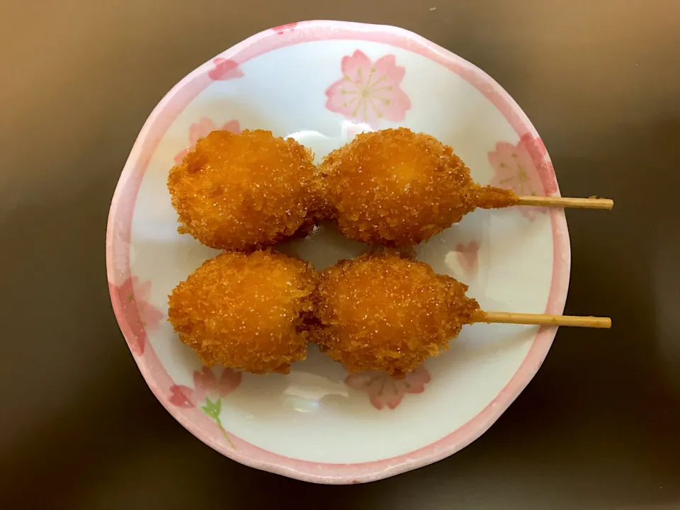 BN うずら玉子串(2個一串)フライ(2串)|ばーさんさん