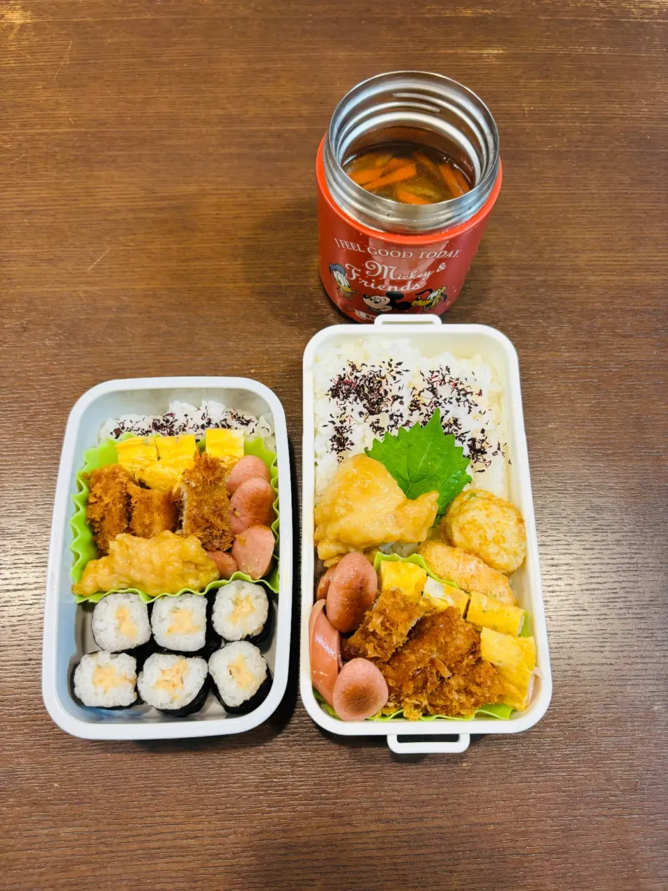 Snapdishの料理写真:やっと金曜日だ！！弁当|ちはるさん