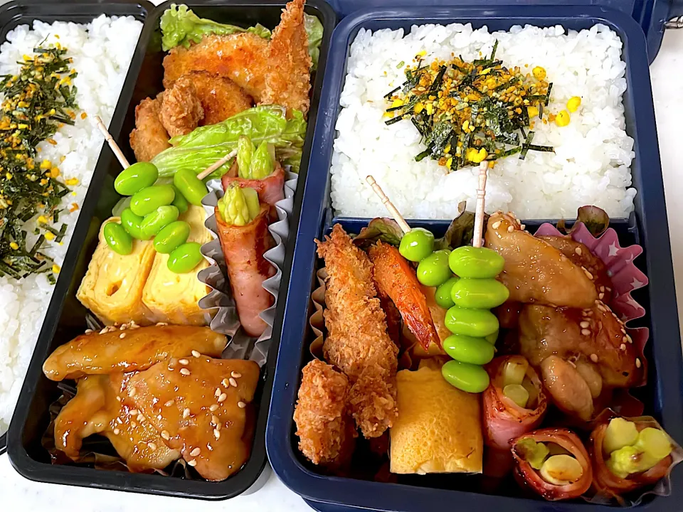 Snapdishの料理写真:男子中学生、高校生のお弁当🍱|かおたまさん