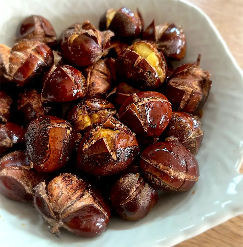 フライパンで焼き栗🌰|yoko.tanakaさん