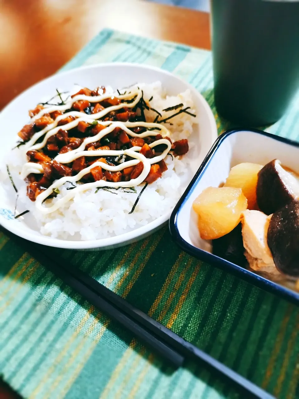 小間切れチャーシュー丼実山椒風味|マイキーさん