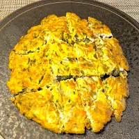 Snapdishの料理写真:高菜漬けとひき肉の玉子焼き|hiroさん