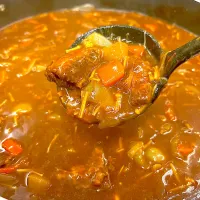 Snapdishの料理写真:トロトロ軟骨とごろっと野菜カレー|ryoheyさん