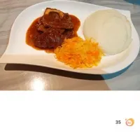 Snapdishの料理写真:pap , cabbage and beef stew 😋|Nyasha Nestabel MrsM♥️さん