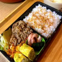 Snapdishの料理写真:中学生弁当|しばざきまりさん