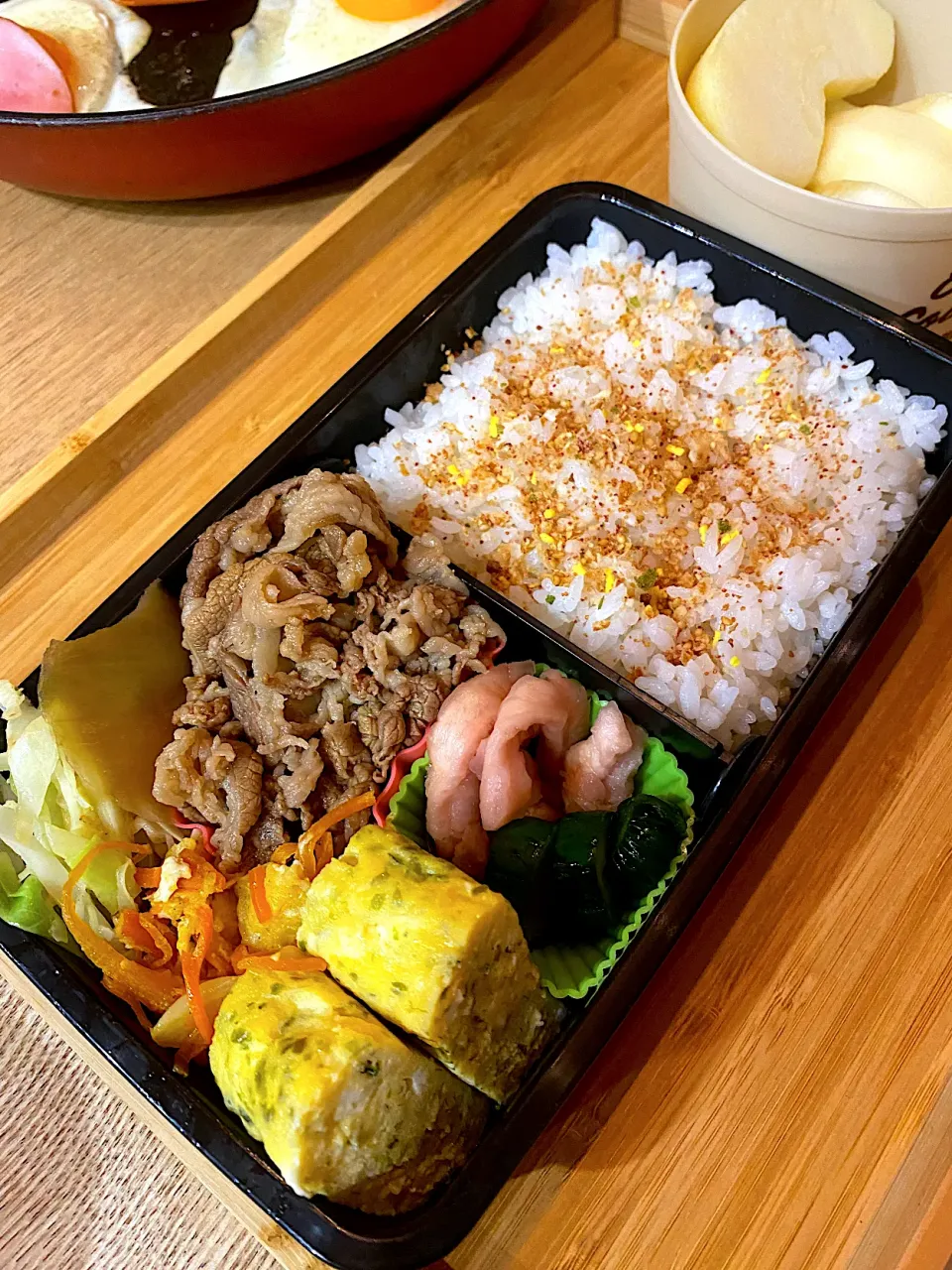 Snapdishの料理写真:中学生弁当|しばざきまりさん