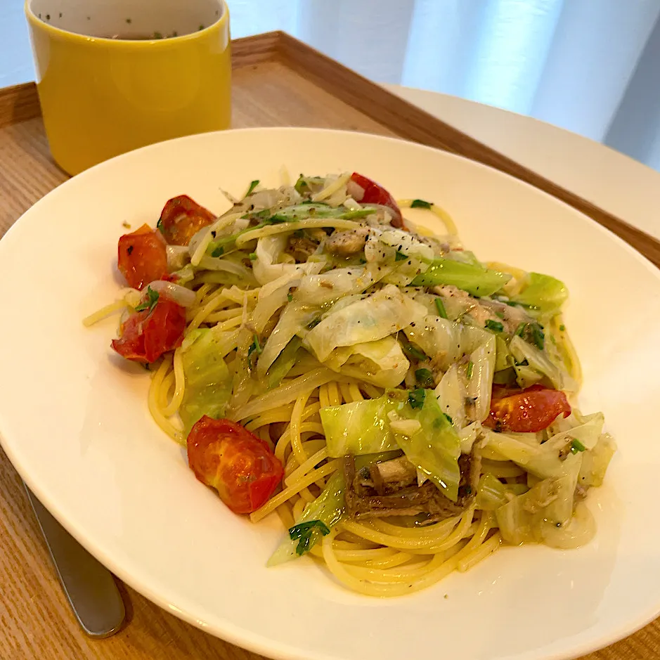 鰯のコンフィとキャベツのパスタ|pontalさん