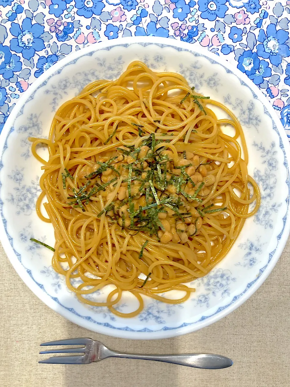 納豆パスタ　笑|おしゃべり献立さん