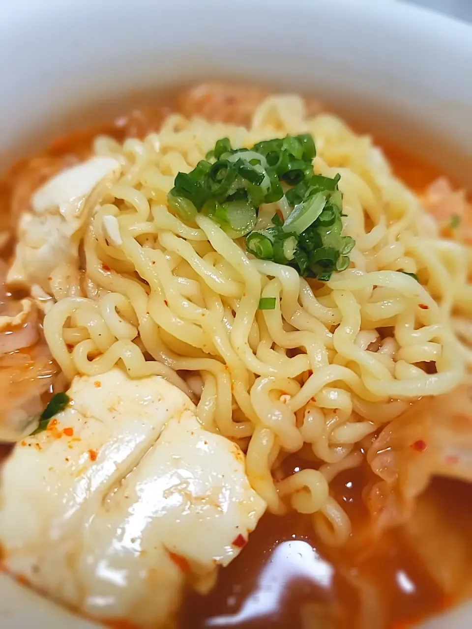 Snapdishの料理写真:韓国ラーメン|kazuko pさん