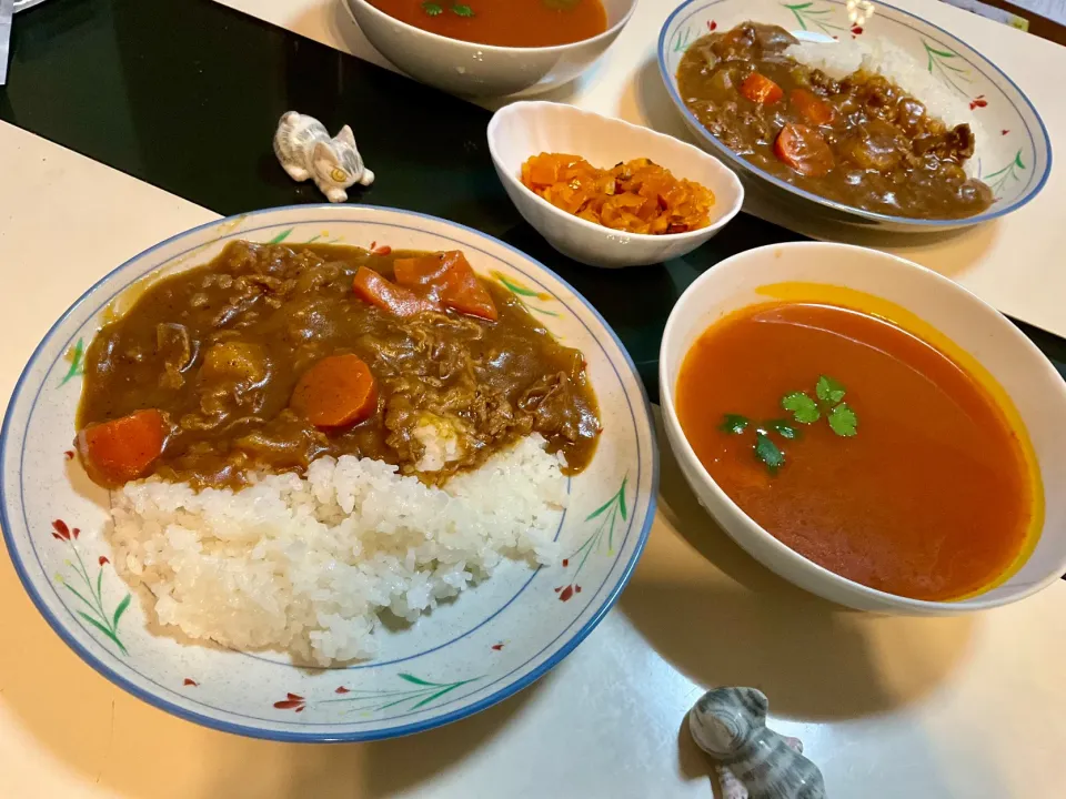 ニッポンの家庭で作る一般的なカレー(ジャガイモは溶けてしまいました)|Takeshi  Nagakiさん