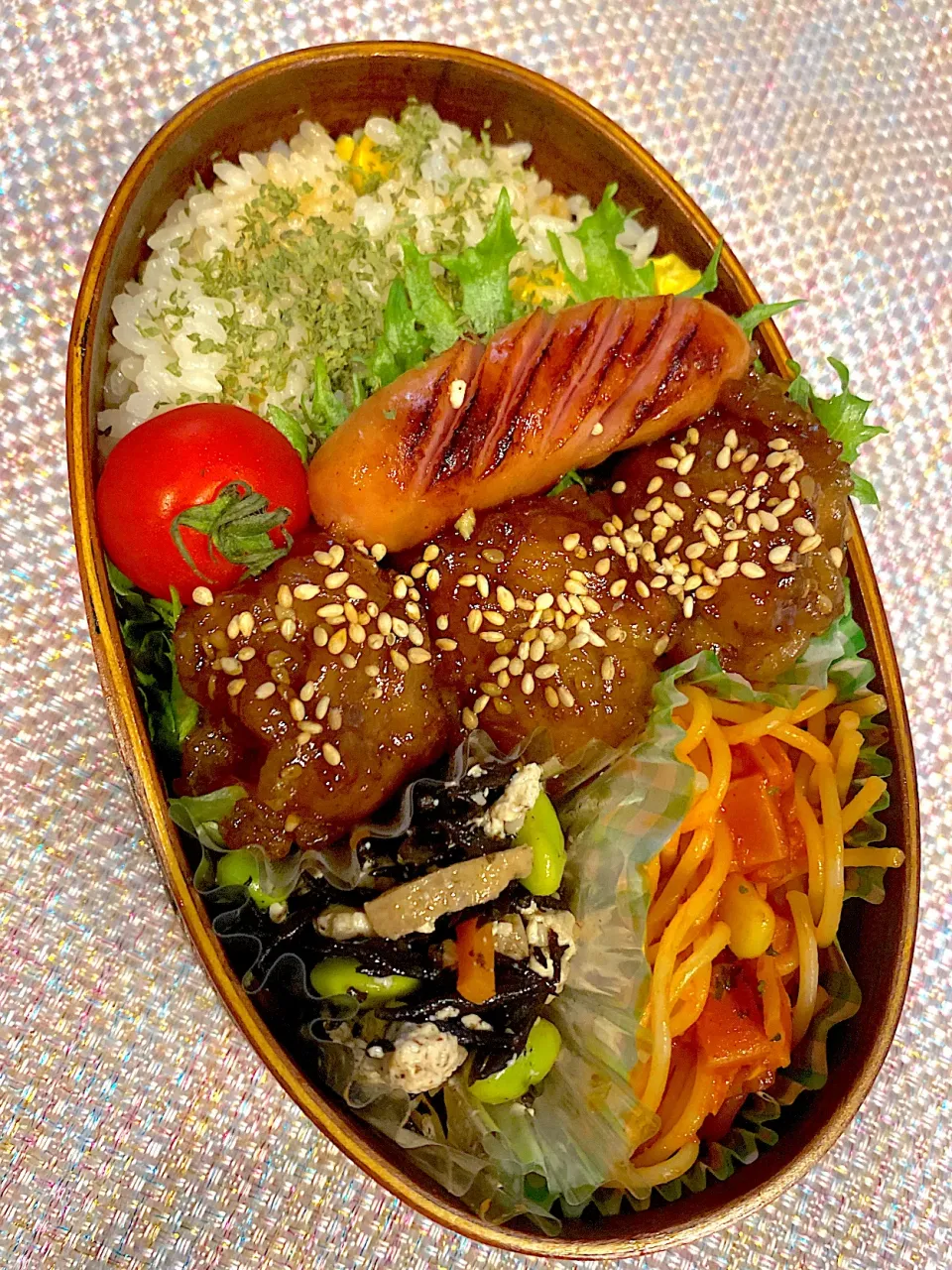 Snapdishの料理写真:肉だんご弁当|りりあんさん