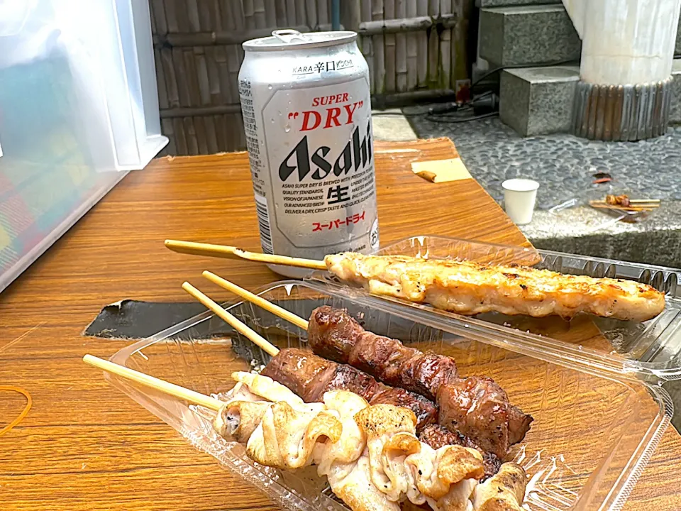 祭りの焼鳥は最高‼️|あべたかひろさん