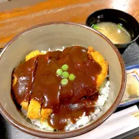 Snapdishの料理写真:ドミグラスソースカツ丼 ロース|かぬさん