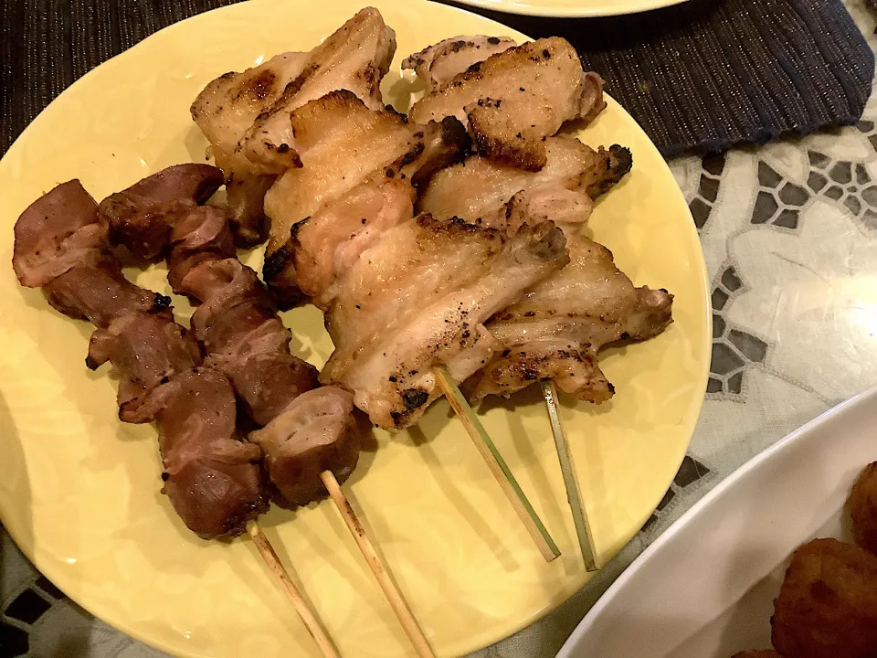 今宵も焼き鳥で🍶😋|アライさんさん