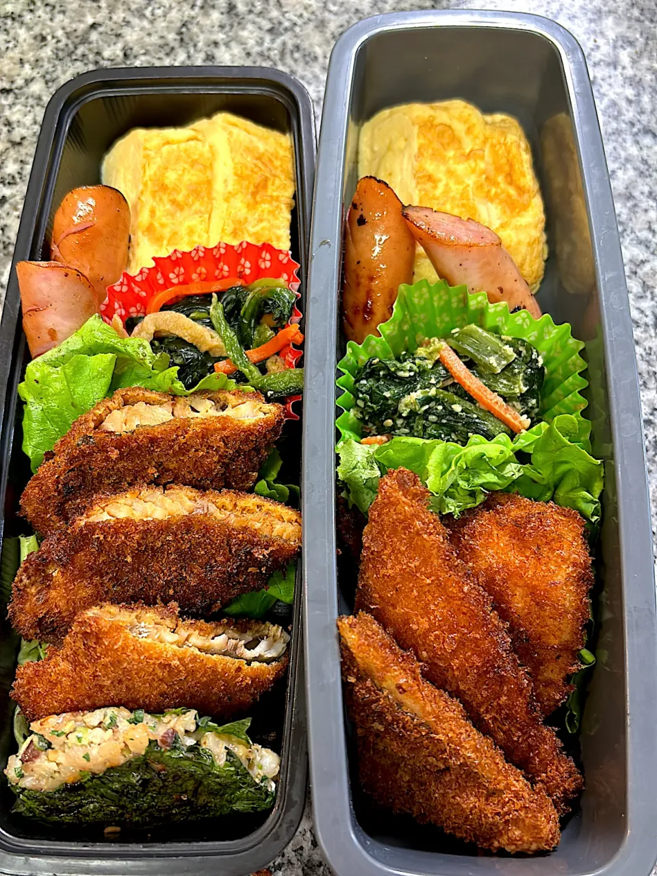 Snapdishの料理写真:あじざんまい弁当|たわしさん