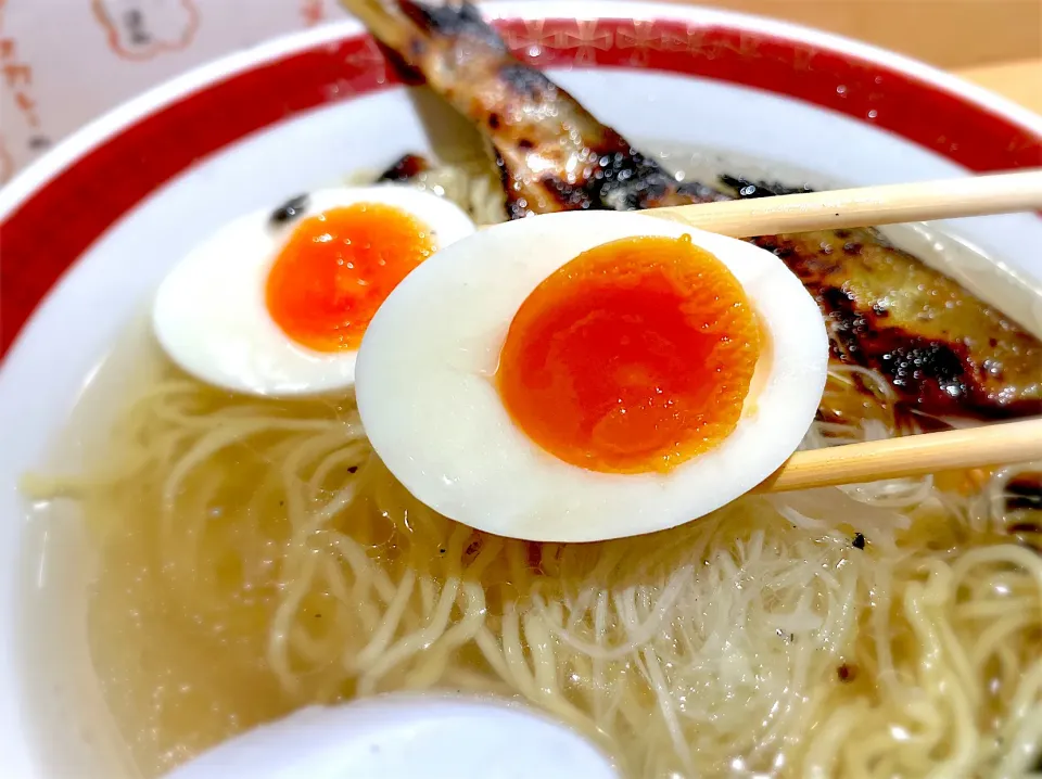 鮎ごとラーメン　味玉|もうちゃんさん