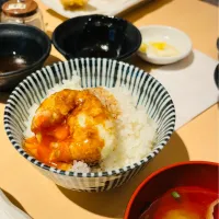 Snapdishの料理写真:半熟卵天TKG