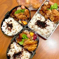 双子高校生弁当🍱➕兄|み〜さんさん