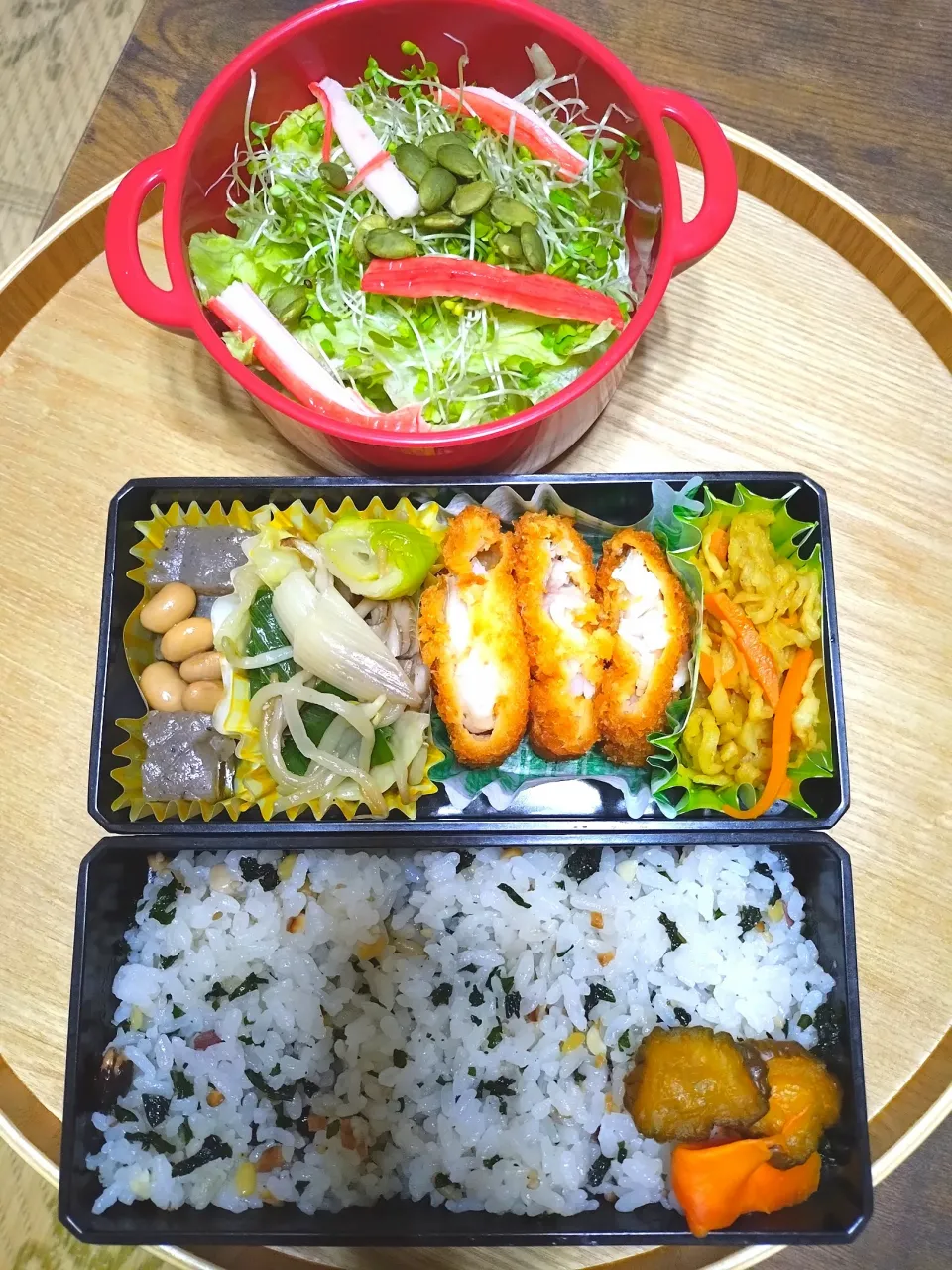 🍀2024/1007(月)白身魚のフライ弁当|ともちんさん