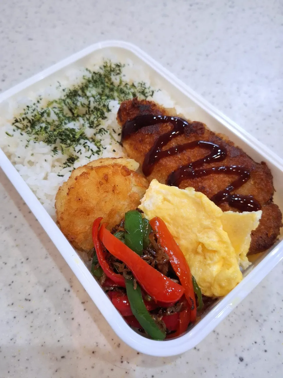 Snapdishの料理写真:たらフライ弁当|Akikoさん