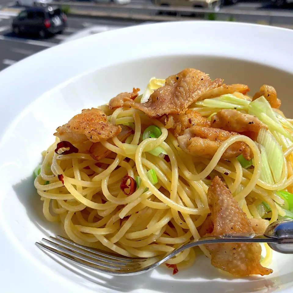 Snapdishの料理写真:おつまみっぽいスパゲッティ|Kさん