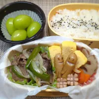 Snapdishの料理写真:中学生弁当 2024/10/07(月)|どかどかさん