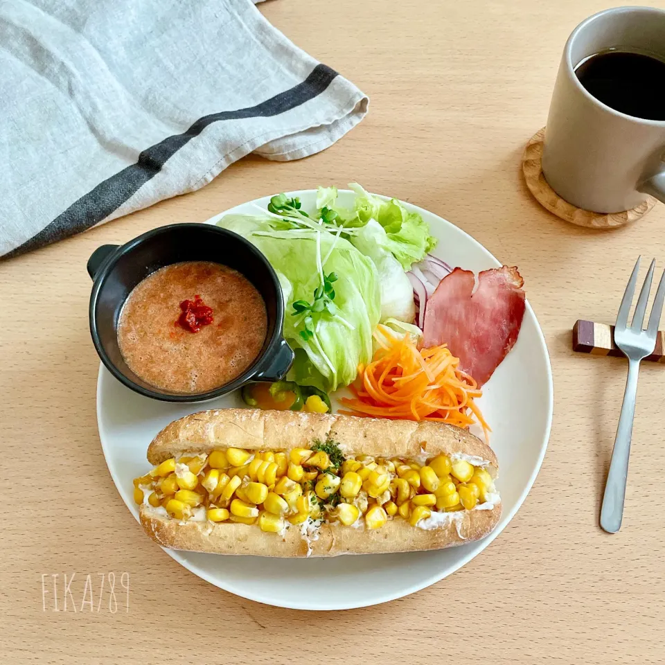 Snapdishの料理写真:失敗しちゃった カフェのマネ ごはん|FIKA789さん