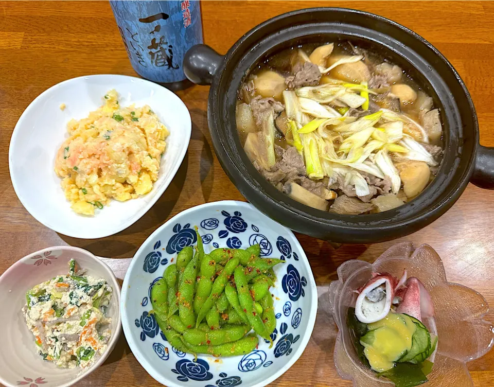 今秋 初物 小芋で芋煮 晩ご飯|sakuramochiさん