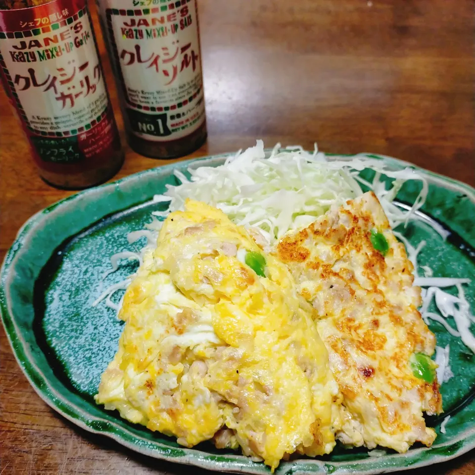 鶏ひき肉のオープンオムレツ|hoさん