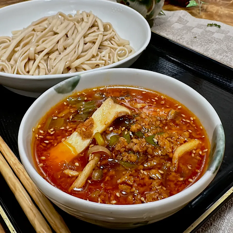 Snapdishの料理写真:坦々つけ麺|くまちゃんさん