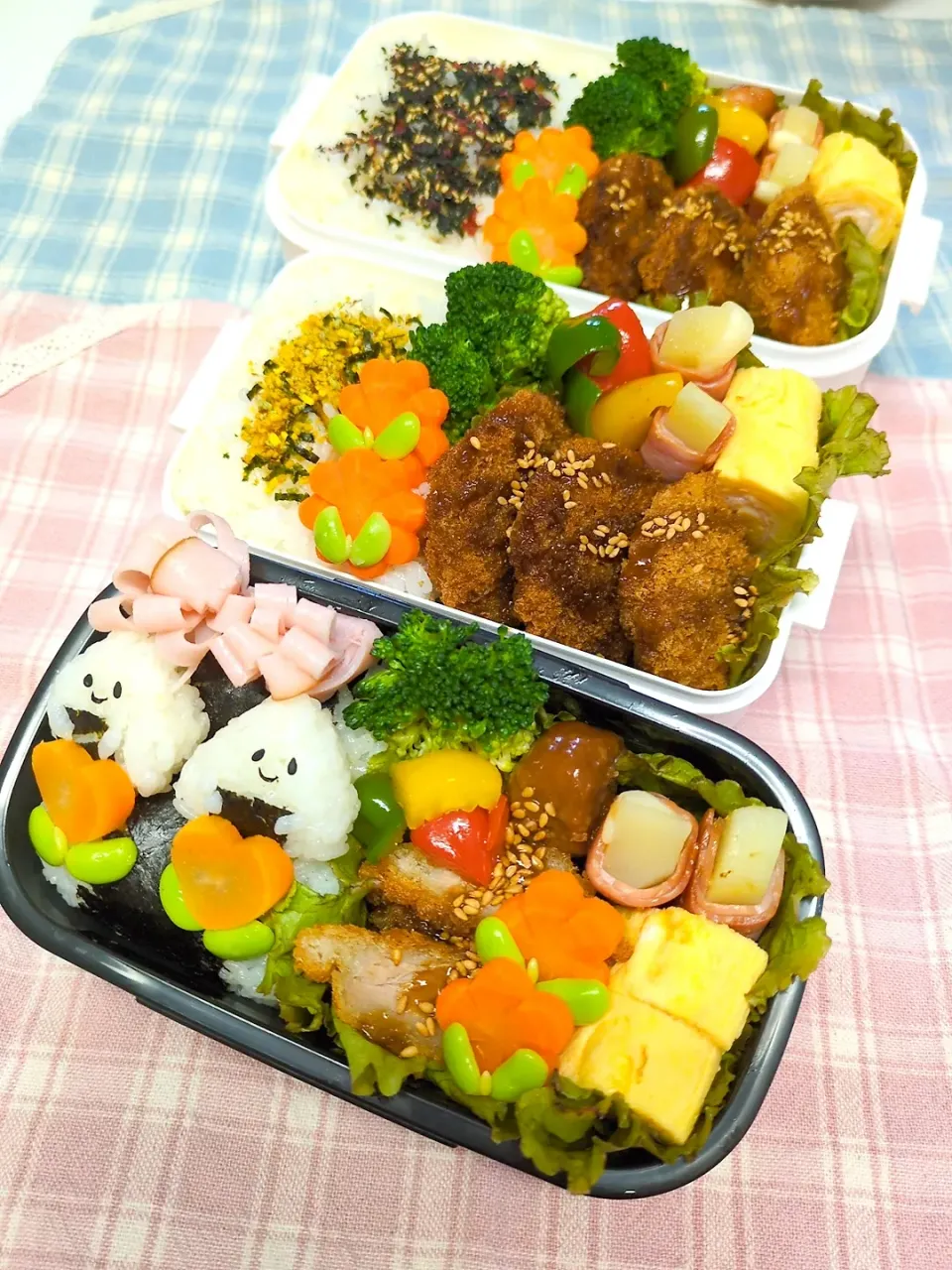 ヒレカツ弁当♥|みちゅあしさん