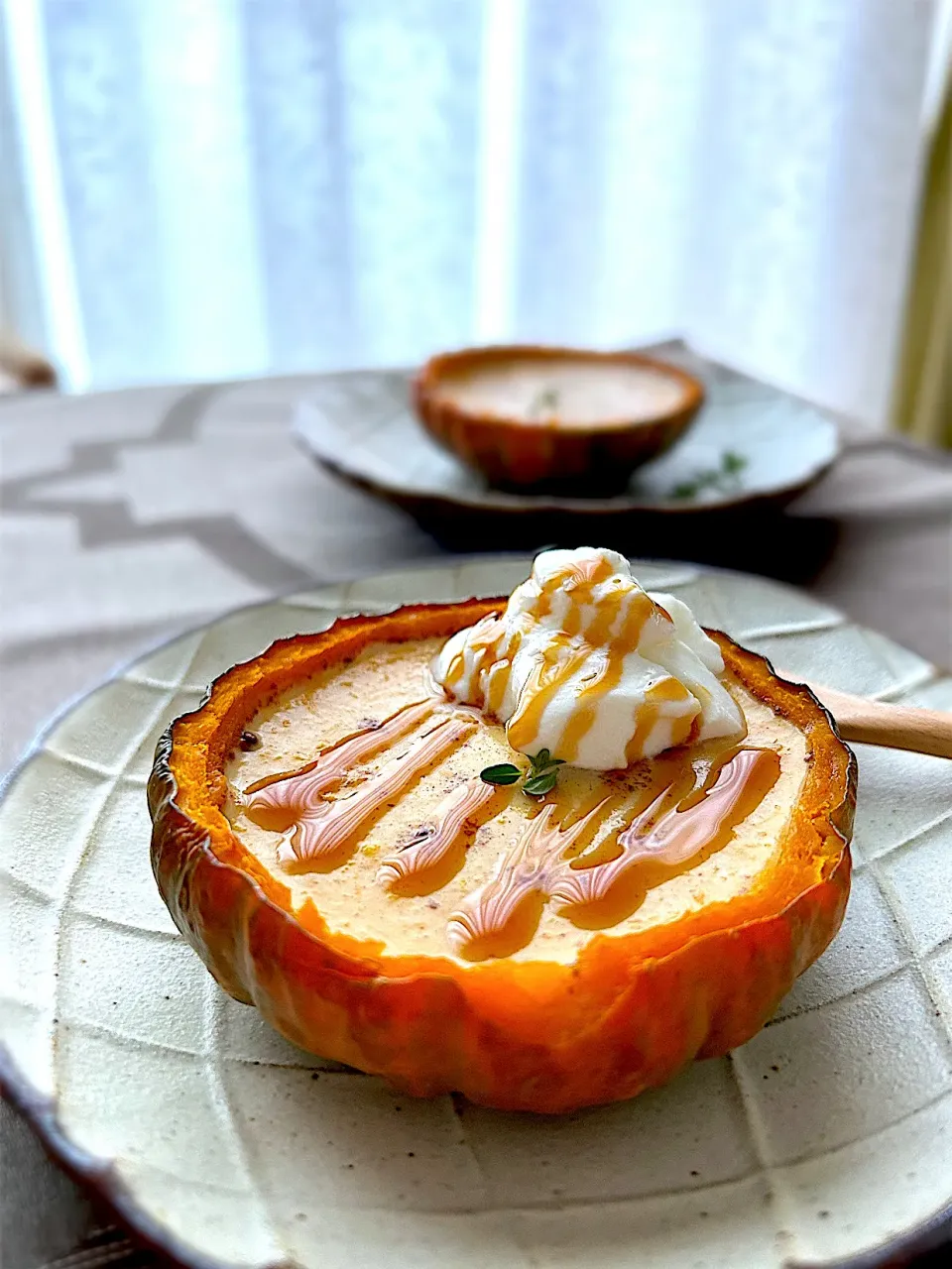 むぎこさんの料理 坊ちゃんかぼちゃプリン|むぎこさん