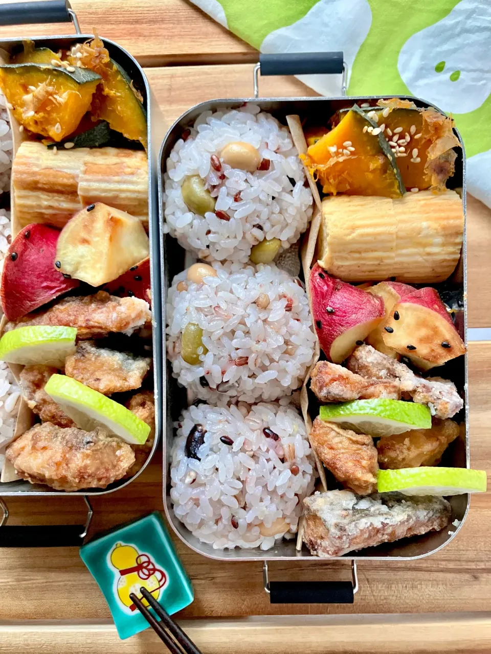 鯖の竜田揚げ弁当🐟|chisaki*さん