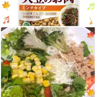 大豆のお肉サラダ🥗|しょこたん😋さん