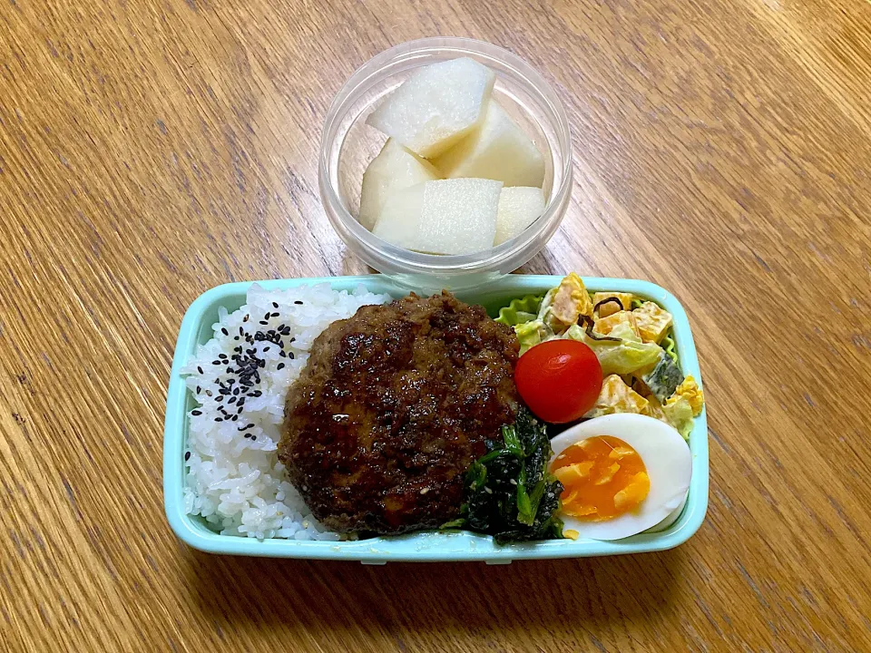 Snapdishの料理写真:10/8 てりやきハンバーグ弁当|ゆさん