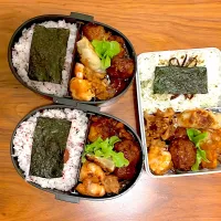 双子高校生弁当🍱➕兄|み〜さんさん