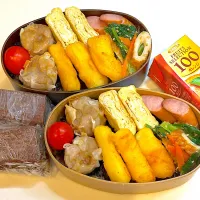 Snapdishの料理写真:2024.10.09 JKと私のお弁当|こむぎさん