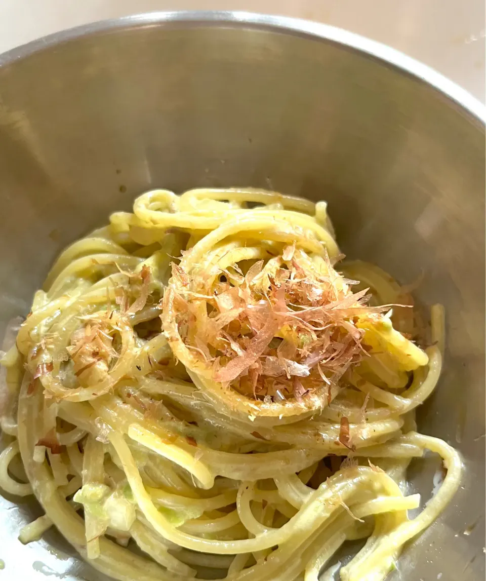 アボカドの和風めんマヨスパゲッティ🍝|雅姫さん