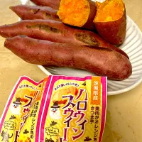 Snapdishの料理写真:焼き芋🍠　ハロウィン|foryuukiさん