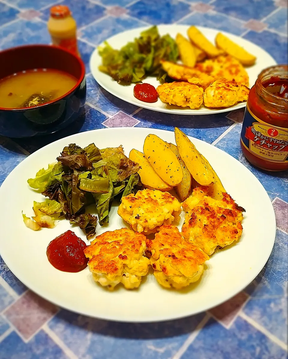 小豆🌼さんの料理 米粉でチキンナゲット|みったんさん